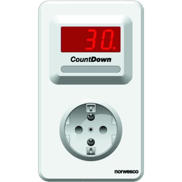 Norwesco CountDown CDOK Suojausajastin elektroninen, seinäpistorasialla