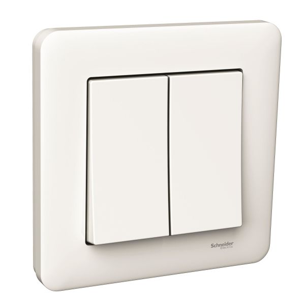 Schneider Electric WDE002917 Vaihtokytkin Mukana kehys, 50 kpl pakkaus Kruunukytkin