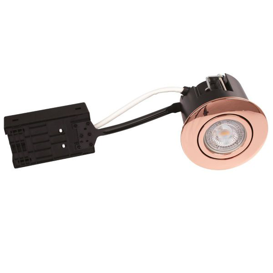 Scan Products Luna QI Downlight-valaisin 2700 K, 5 W, sisätilat Kupari