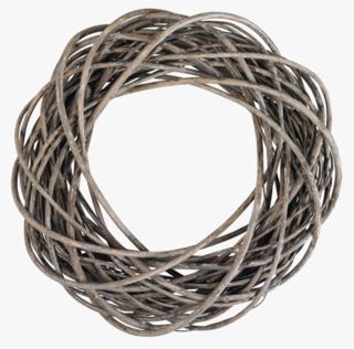 Basket kranssi harmaa