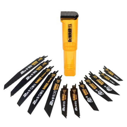 Dewalt DT2441L-QZ Puukkosahanterä 12-osainen