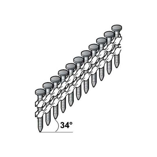 ESSVE FZB Ankkurinaula 34°, 2400 kpl/pakkaus 4,0x40mm