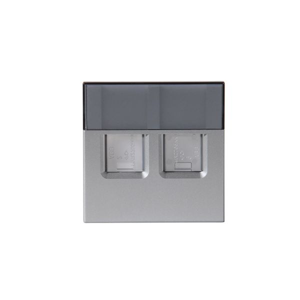 ABB 2TKA00001110 Keskiölevy 2xRJ45 Alumiini