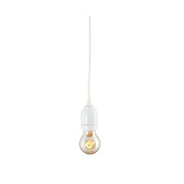 Ifö Electric Klack Riippuvalaisin E27, posliini, kattopistoke Valkoinen/valkoinen