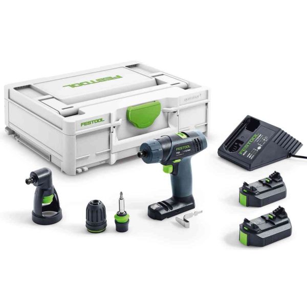 Festool TXS 2,6-Set Ruuvinväännin sis akut ja laturin