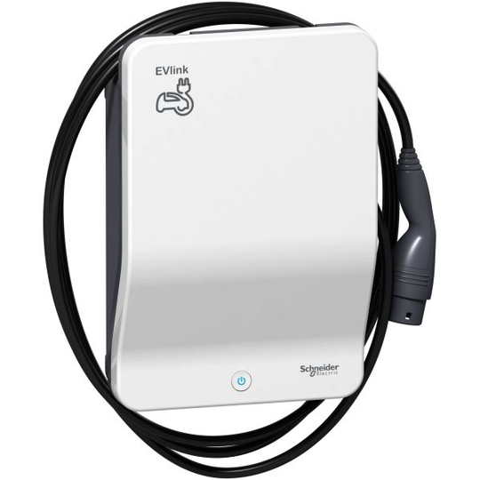 Schneider Electric EVB1A22PCKI Latausasema T2, 4.5 m 3-vaiheinen, 22 W