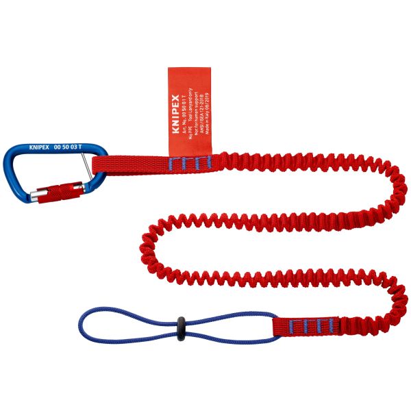 Knipex 00 50 05 T BK Kiinnityshihna ja karbiinihaka