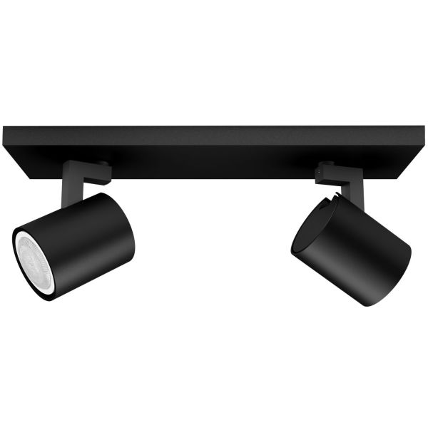 Philips Hue Runner Kohdevalaisin 2 x 5W LED, IP20 Musta