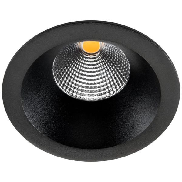 SG Armaturen Junistar Soft Downlight-valaisin musta 2700 K