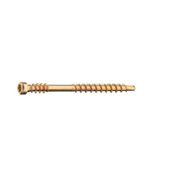 Grabber LTX48CH200 Listaruuvi mukana ruuvikärki, keltakromi 3,3 x 48 mm, 200 kpl