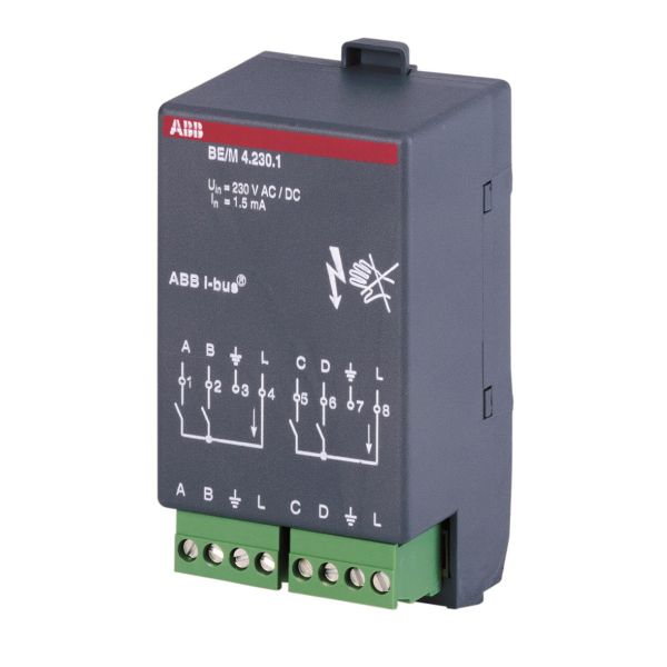 ABB 2CDG110005R0011 Binäärivastaanotin 4 kanavaa KNX 10–230 V, AC