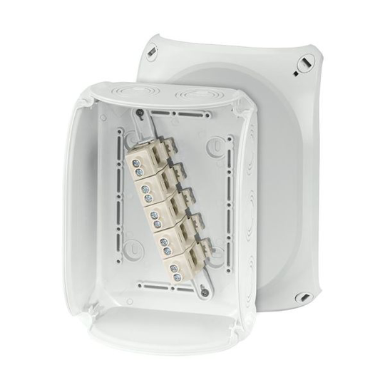 Hensel KF 1610 G Kytkentärasia harmaa, IP66, lasikuitu, 10 mm² 155x210 mm