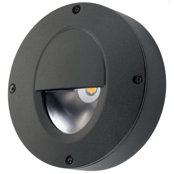 SG Armaturen Callisto Wall Downlight-valaisin 3000 K, grafiitti