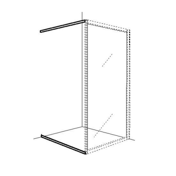 Ifö Solid SVGD N Lattialista 1200 mm Alumiini