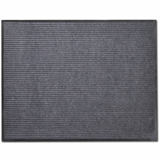 vidaXL Harmaa PVC Ovimatto 120 x 180 cm