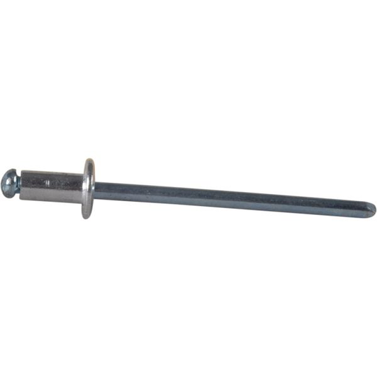 ESSVE 612100 Vetoniitit Ø3,2x6 mm, avoin, alumiini 25 kpl