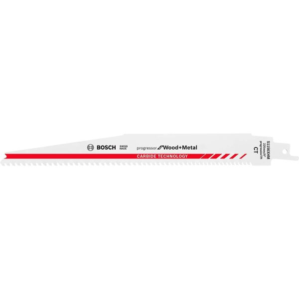 Bosch S 1156 XHM Puukkosahanterä 225 x 25 x 1,25 mm, 10 kpl/pakkaus 225 x 25 x 1,25 mm, 10 kpl/pakkaus
