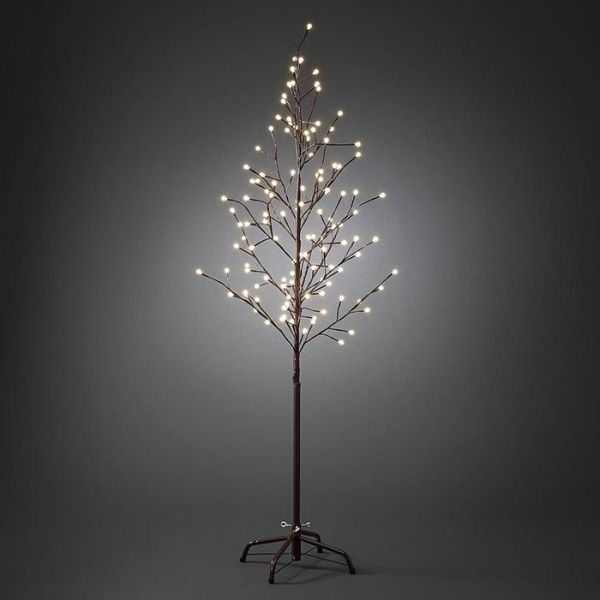 Konstsmide 3378-600 Koristevalaisin ruskea, 150 cm, 120 x LED
