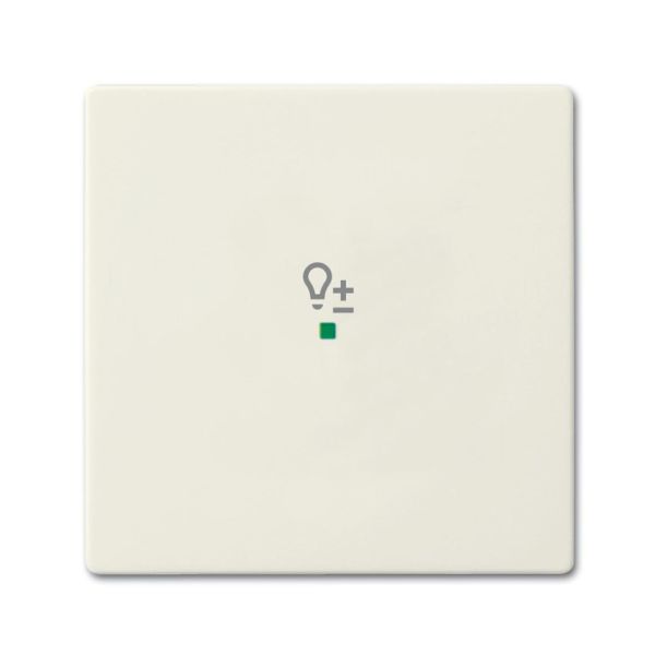 ABB Future Linear 6220-0-0588 Yksiosainen vipupainike himmennin Chalet-white