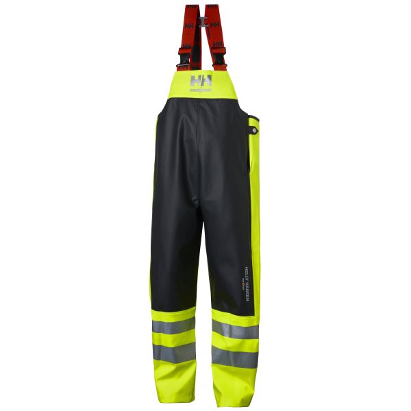 Helly Hansen Workwear Alna Sadehousut huomioväri, keltainen/musta XS
