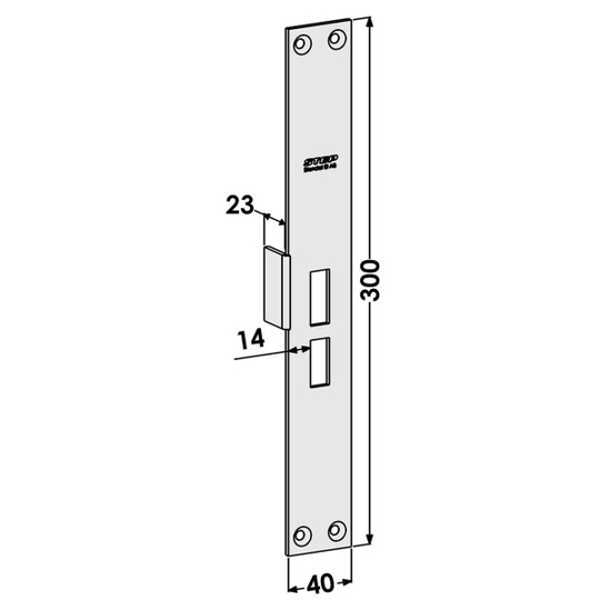 STEP ST803-B Päätelevy Tolppaan ST184 Oikea