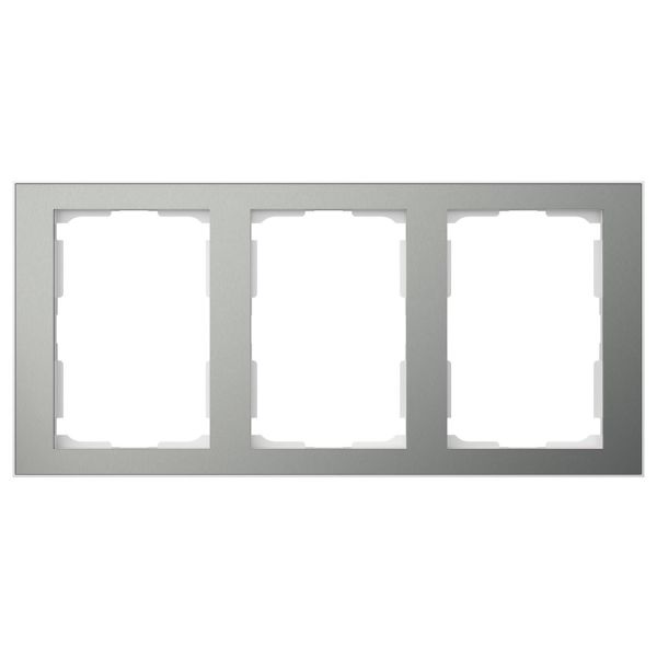 Elko EKO06183 Yhdistelmäkehys sininen metalli/alumiini, 1 ½ lokeroa 3 x 1½ lokeroa