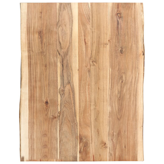 vidaXL Pöytälevy täysi akaasiapuu 80x(50-60)x3,8 cm