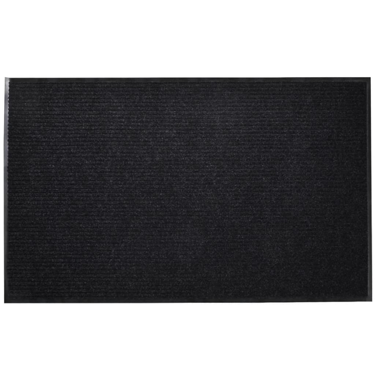 vidaXL Musta PVC Ovimatto 90 x 60 cm