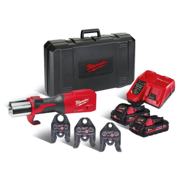 Milwaukee M18 ONEBLHPT-302C TH-SET Puristustyökalu sis. akut ja laturin