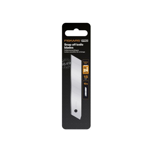 Fiskars CarbonMax Teräsarja 18 mm 10 kpl