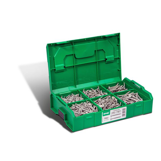 SPAX 5000009162019 Lajitelmalaatikko TFT, SMALL 6 DIM. 700 ST