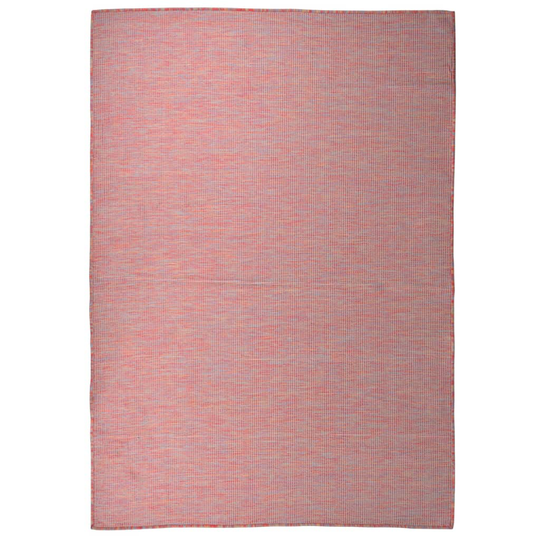 vidaXL Ulkomatto Flatweave 160x230 cm punainen