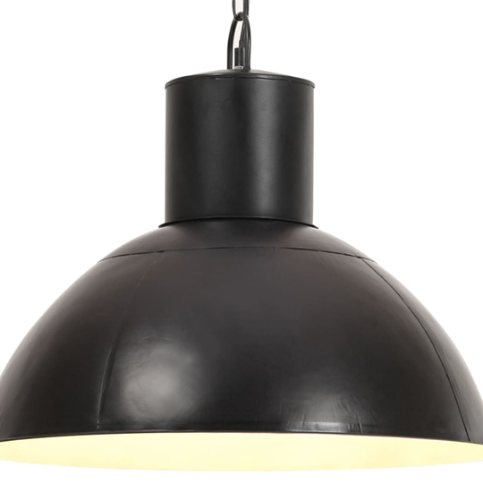 vidaXL Riippuvalaisin 25 W syvä musta pyöreä 48 cm E27