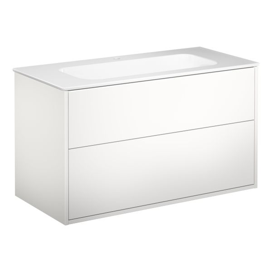 Gustavsberg Artic Alalaatikosto 100 cm, pesualtaalla, 1 sekoittimen reikä