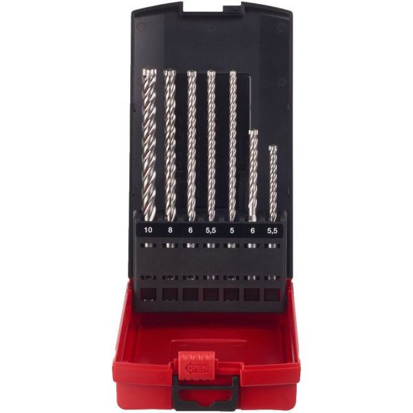 Milwaukee 4932478627 MX4 Vasaraporanteräsarja 7 osaa, SDS+