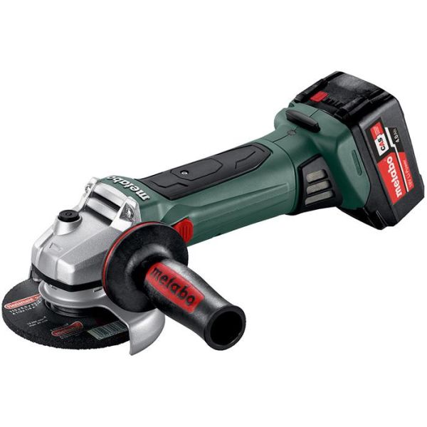 Metabo W 18 LTX 125 Quick Kulmahiomakone sis. 4,0 Ah:n akut ja laturin