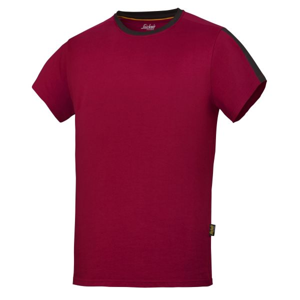 Snickers 2518 AllroundWork T-paita Punainen XS
