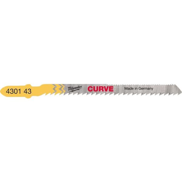Milwaukee Curve Pistosahanterä 5 kpl:n pakkaus