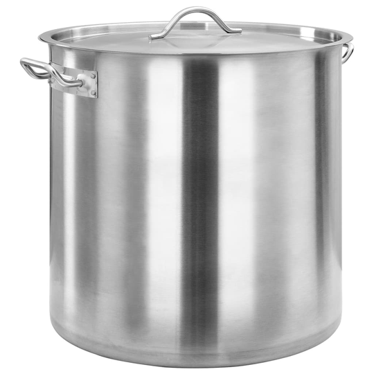 vidaXL Liemikattila 98 l 50x50 cm ruostumaton teräs