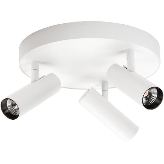 SG Armaturen Tube Micro Trio Kattovalaisin LED, 18W, 2000-2800K Valkoinen