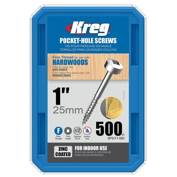 Kreg SPS-F1-500 Ruuvi 25 mm 500 kpl:n pakkaus