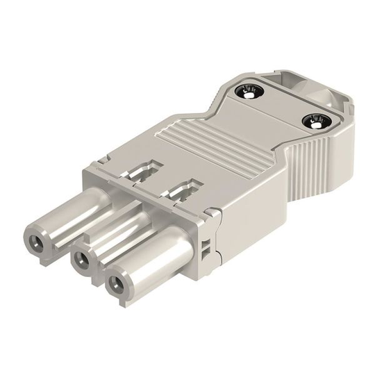 Schneider Electric INS70001 Liitin 3-napainen Naaras