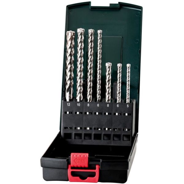 Metabo 626245000 Poranteräsarja SDS-plus P4P, 7 osaa