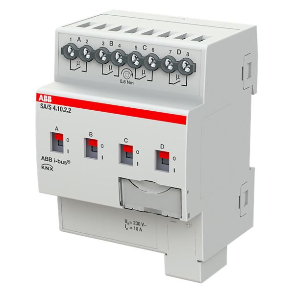ABB 2CDG110258R0011 Tulo-/lähtöyksikkö KNX, 230 V, 10 A Kytkinliitäntöjen enimmäismäärä: 4