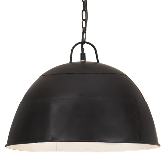 vidaXL Teollistyylinen riippuvalaisin 25 W musta pyöreä 41 cm E27