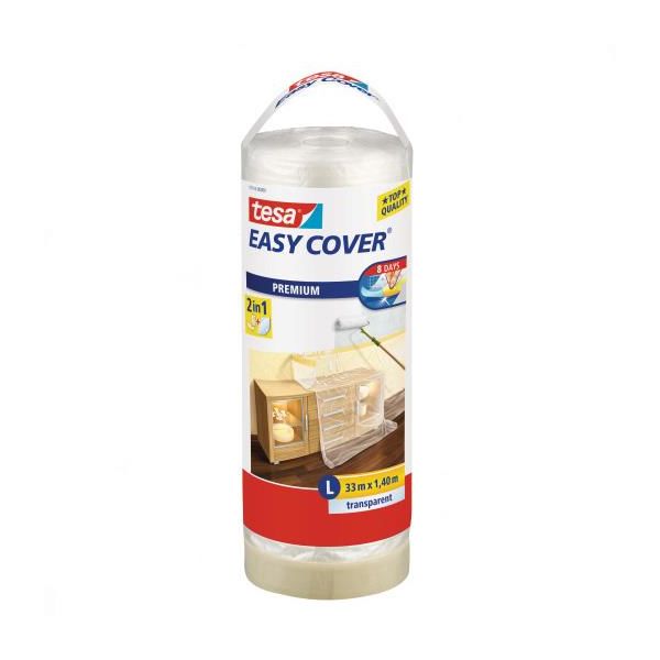 Tesa Easy Cover 4368 Suojamuovin kera maalarinteippi Ruskea
