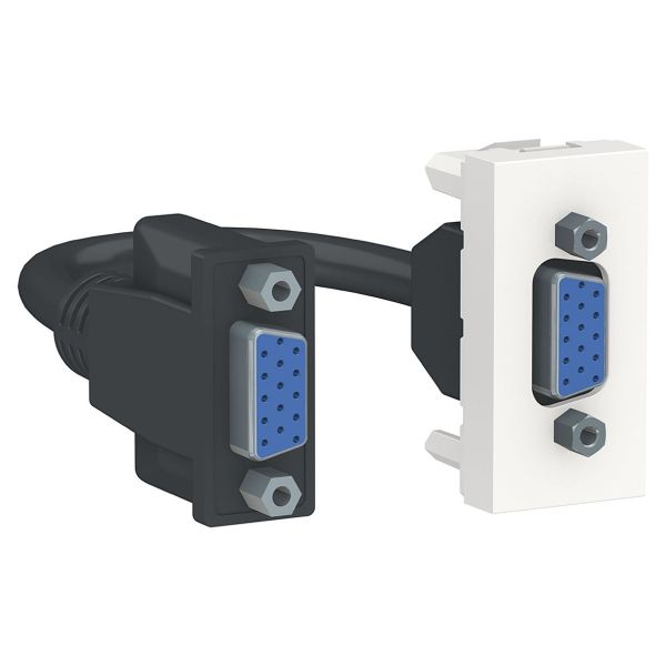 Schneider Electric NU343218 VGA-pistorasia Unica system+ -malliston asennukseen