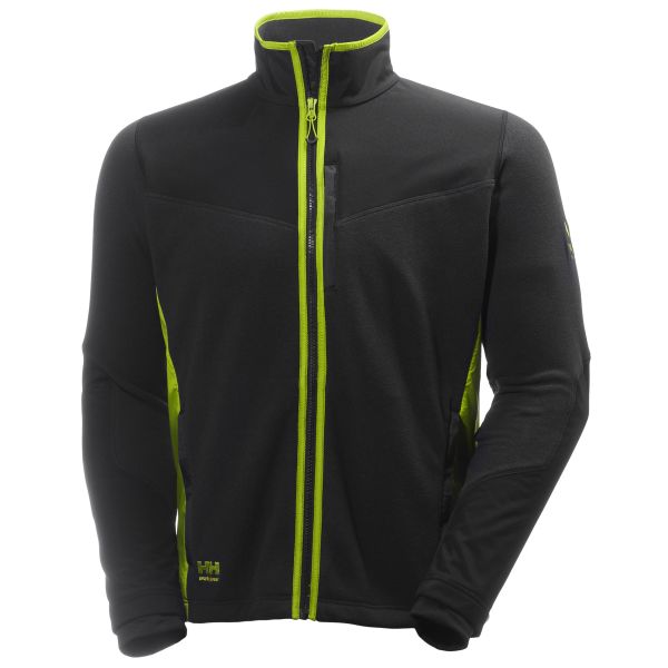Helly Hansen Workwear Magni Fleecetakki musta/lime Koko S