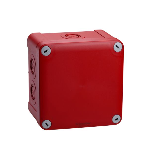 Schneider Electric ENN05175 Palorasia pinta-asennettava, punainen 105x105x55 mm
