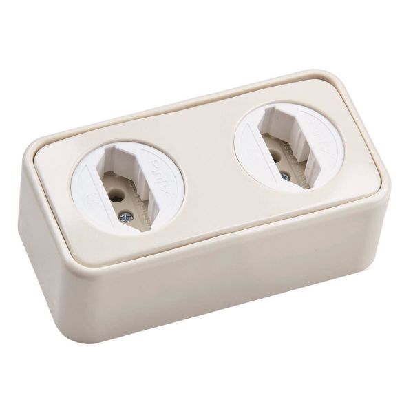ABB UK600 2CPX061177R9999 Seinäpistorasia kaksiosainen, ZE225